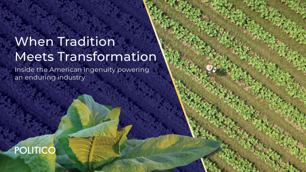 Reynolds American Featured in POLITICO Focus: When Tradition Meets Transformation