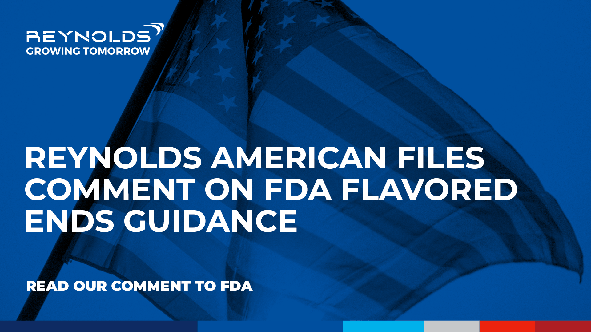 Reynolds American Submits Comment on FDA Draft Guidance for Flavored ENDS